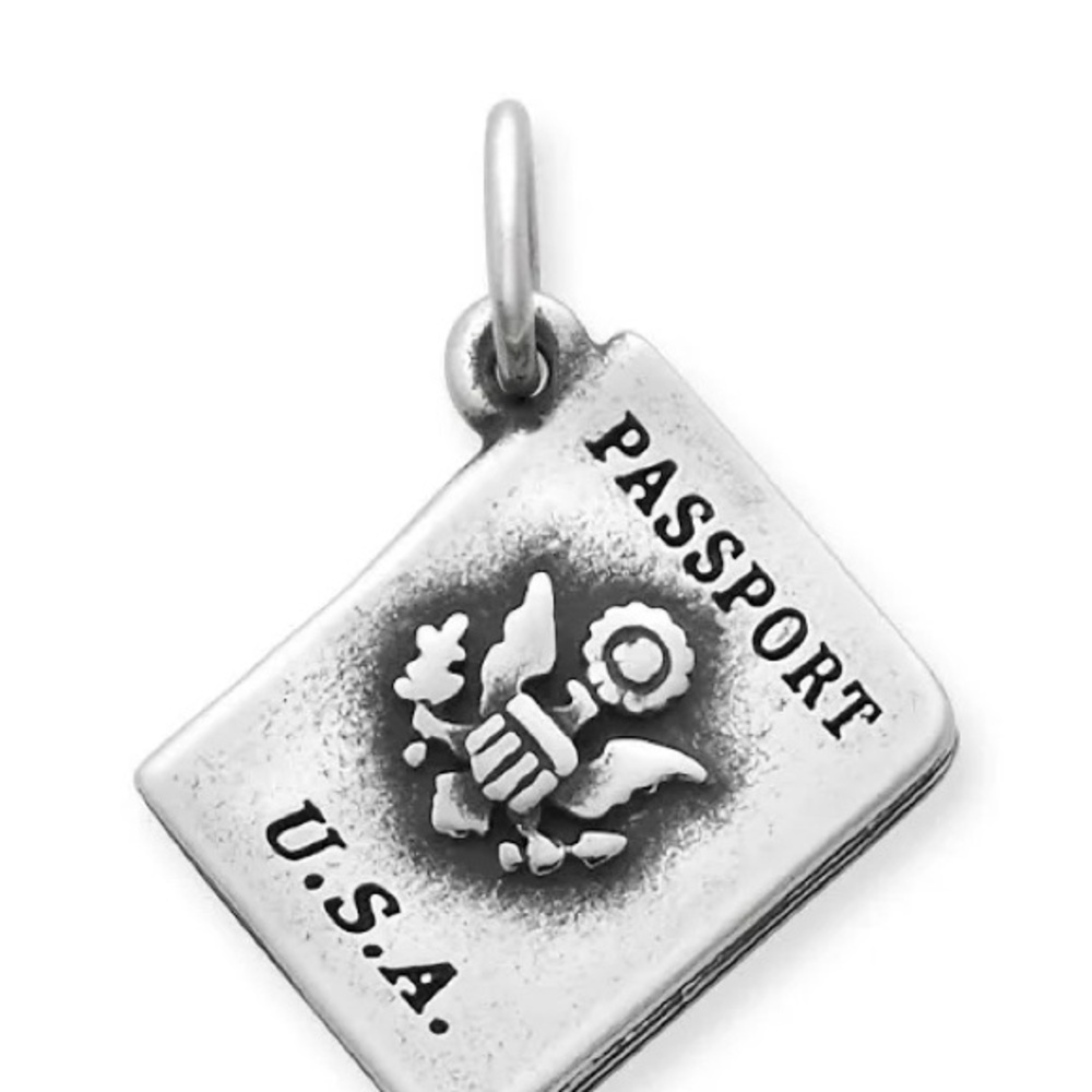 James Avery Sterling Silver Passport Charm